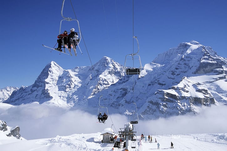 Mürren im Winter